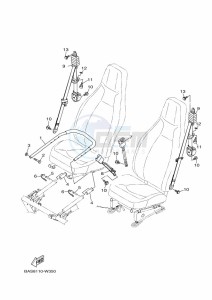 YXZ1000E YXZ1000R SS (B5JF) drawing SEAT 2