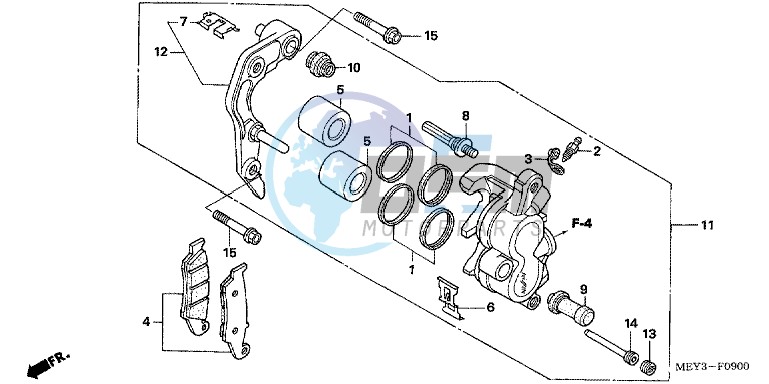 FRONT BRAKE CALIPER