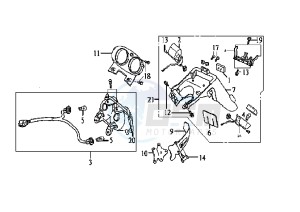 JET EURO X EU2 - 50 cc drawing TAILLIGHT