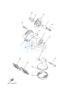 YFZ450R YFZ45YSXH (BW22) drawing OIL PUMP