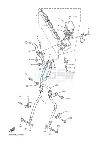 XJR1300C XJR 1300 (2PN3) drawing FRONT MASTER CYLINDER