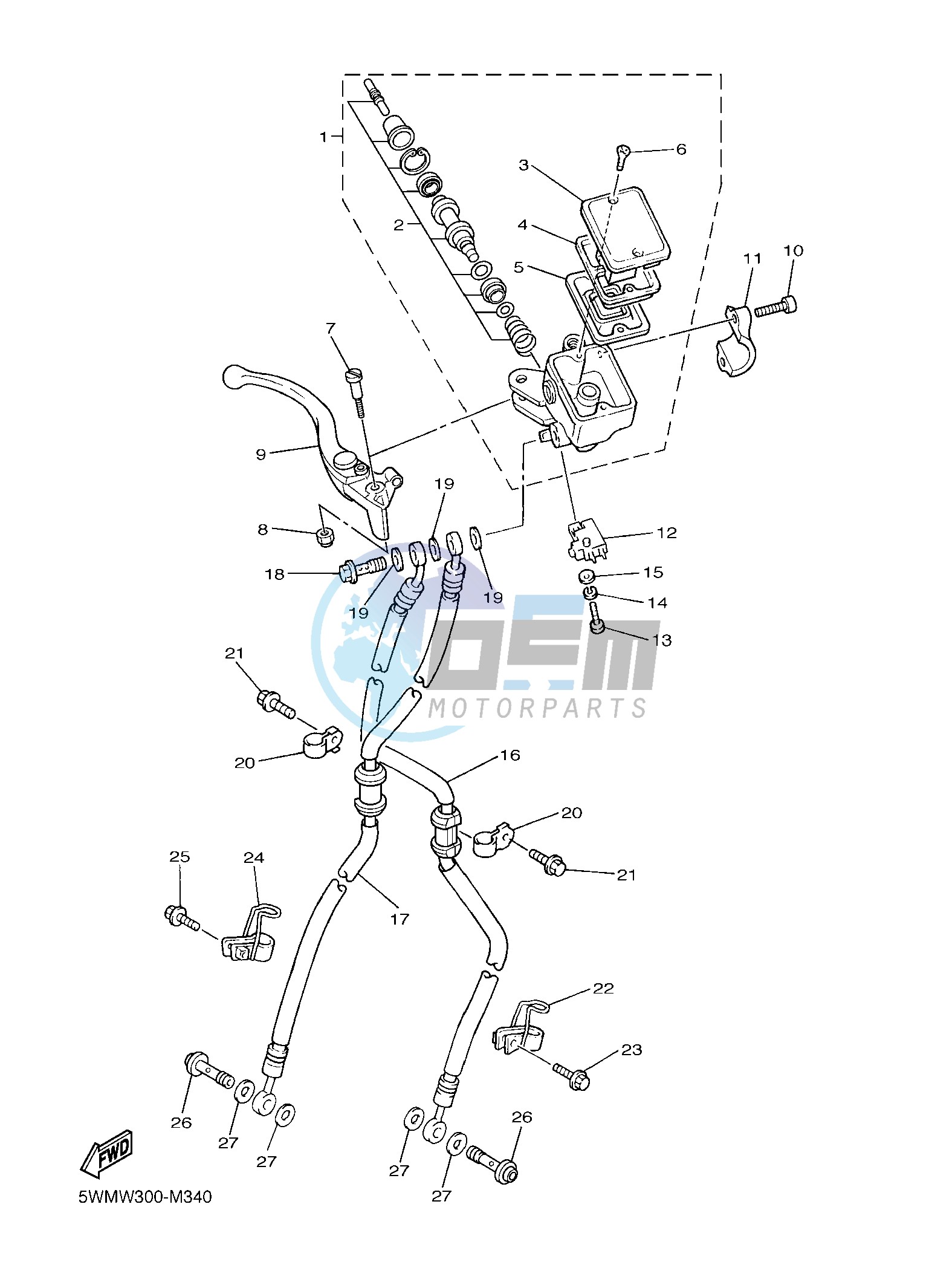 FRONT MASTER CYLINDER