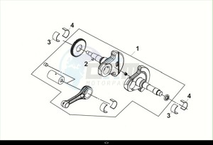 MAXSYM 400I (LZ40W1Z1-EU) (M2) drawing CRANK SHAFT