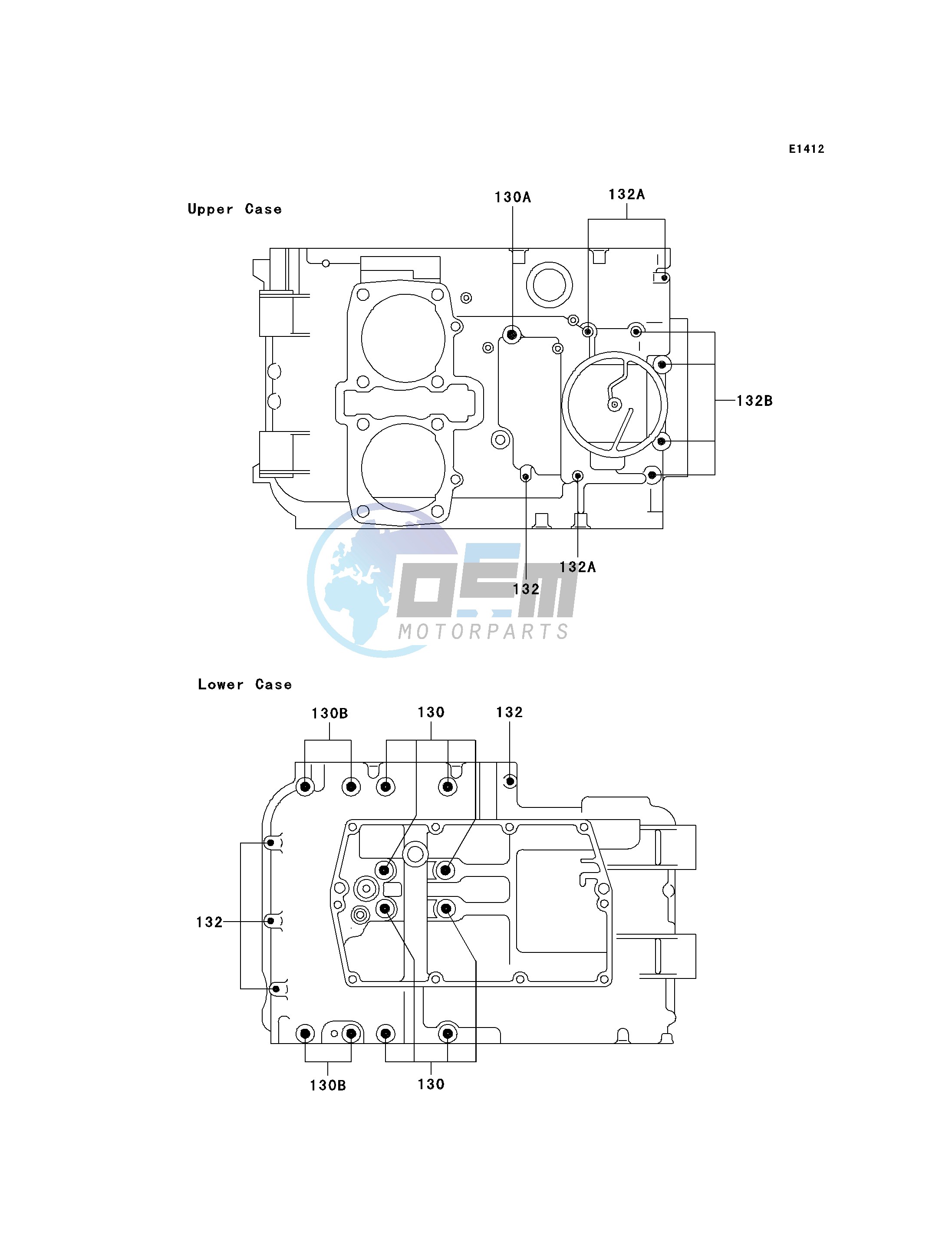 CRANKCASE BOLT PATTERN