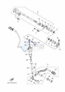 MT-10 MTN1000D (BGG6) drawing SHIFT SHAFT