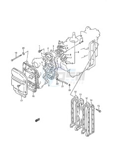 dt 30c drawing Inlet Case (1988 to 1994)