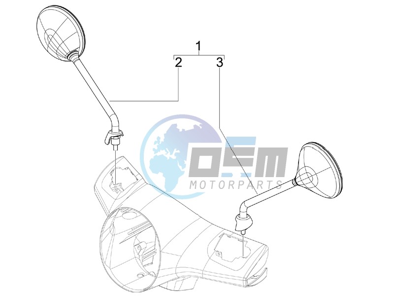 Driving mirror/s