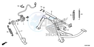 SH125E SH125 E drawing STAND