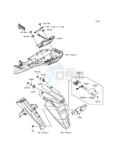 Z800 ZR800CGF UF (UK FA) XX (EU ME A(FRICA) drawing Taillight(s)