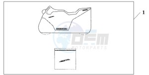 CBR600RR9 Korea - (KO / MK) drawing INDOOR CYCLE COVER