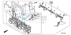 CBF600NA9 Europe Direct - (ED / ABS) drawing THROTTLE BODY