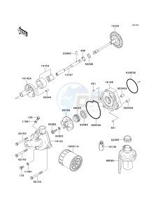 ZX 600 J [ZZR600] (J6F-J8F) J6F drawing OIL PUMP_OIL FILTER