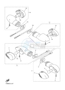 YZF-R1 YZF-R1M 998 R1 (2SG1 2SG2) drawing FLASHER LIGHT