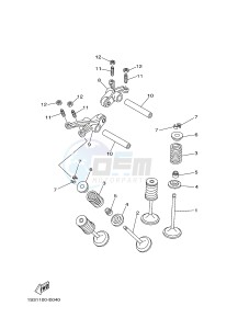 YFM700FWAD YFM700PF GRIZZLY 700 EPS (B383) drawing VALVE