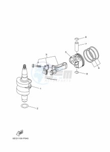 F2-5SMHB drawing CRANKSHAFT--PISTON