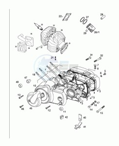 STANDARD_P_P-EX_FR_L1 50 L1 drawing Crankcase-cylinder-piston