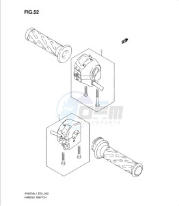 SV650/S drawing HANDLE SWITCH