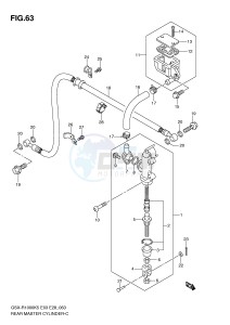 GSX-R1000 (E3-E28) drawing REAR MASTER CYLINDER