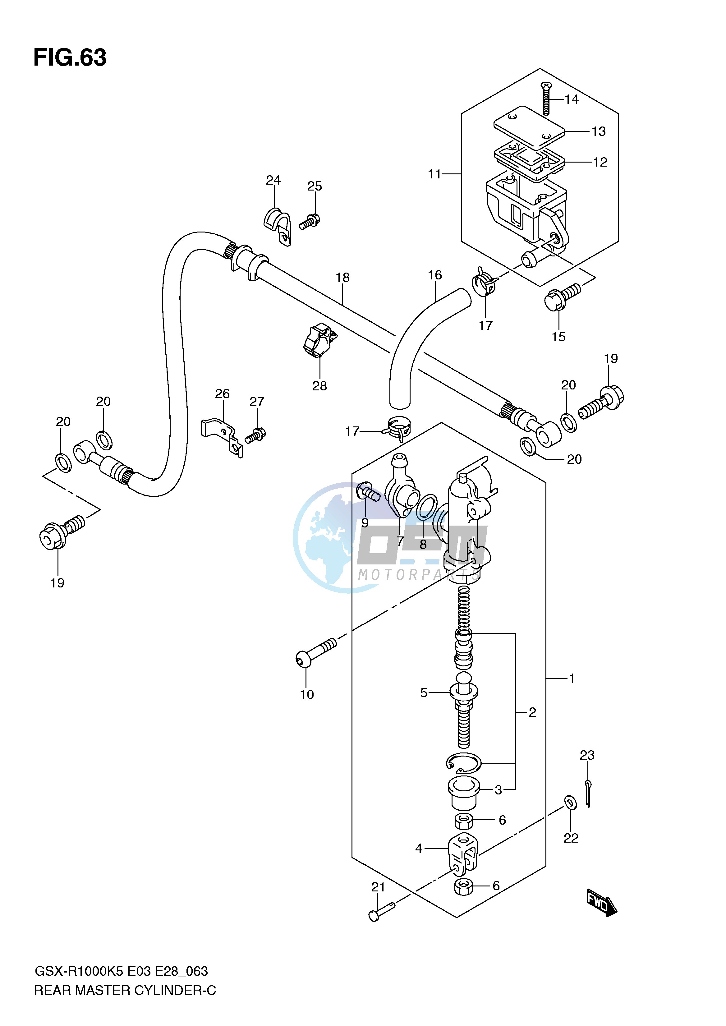 REAR MASTER CYLINDER