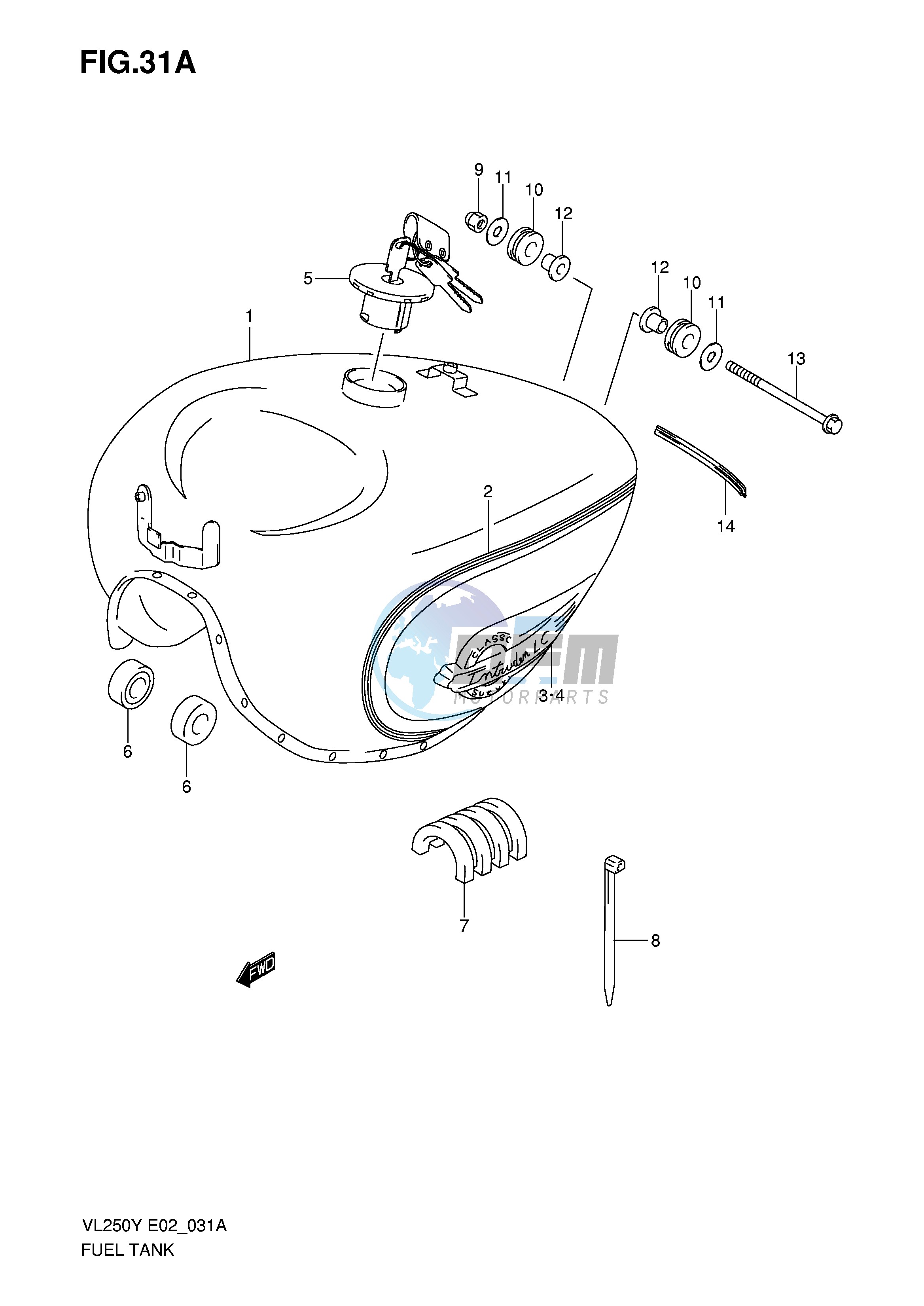 FUEL TANK (MODEL K1)