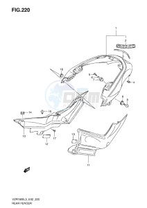 VZR 1800 Z drawing REAR FENDER L3