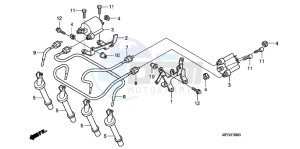 CB600FAC drawing IGNITION COIL