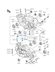 KX 250 K [KX250] (K2) [KX250] drawing CRANKCASE