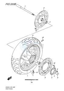 AN400 ABS BURGMAN EU-UK drawing FRONT WHEEL