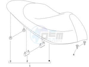 NRG 50 power Pure jet drawing Saddle seats - Tool roll