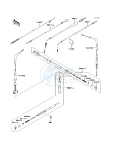 KLF 250 A [BAYOU 250] (A1-A3) [BAYOU 250] drawing CABLES