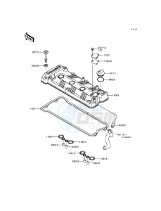 JET SKI ULTRA LX JT1500KCF EU drawing Cylinder Head Cover