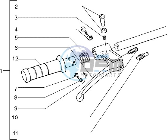 Handlebars component parts