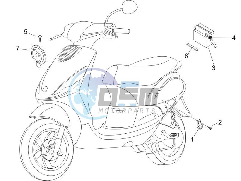 Remote control switches - Battery - Horn