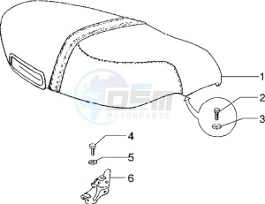 Skipper 150 drawing Rear Shock absorber