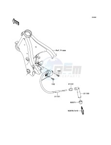 KLX250 KLX250SCF XX (EU ME A(FRICA) drawing Ignition System