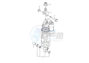 YZF R6 600 drawing REAR SUSPENSION