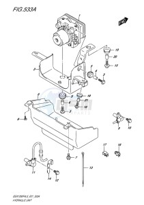 GSX-1250F ABS EU drawing HYDRAULIC UNIT