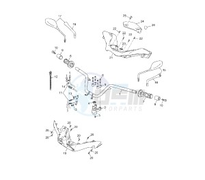 YP R X-MAX SPORT 250 drawing STEERING HANDLE AND CABLE