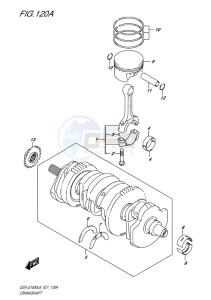 GSX-S1000F ABS EU drawing CRANKSHAFT