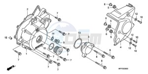 CB1300SA9 SI / ABS BCT MME TWO - (SI / ABS BCT MME TWO) drawing LEFT CRANKCASE COVER