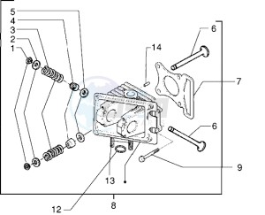 50 4T drawing Head - valves