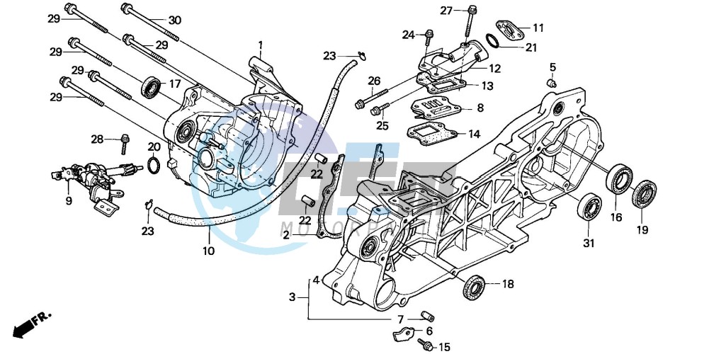 CRANKCASE/OIL PUMP