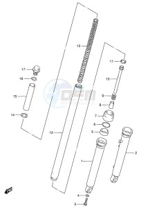 DS80 (E3-E28) drawing FRONT DAMPER