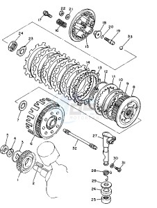 XV VIRAGO 535 drawing CLUTCH