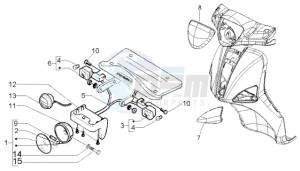 Liberty 50 4t RST ptt (F) France drawing Head lamp