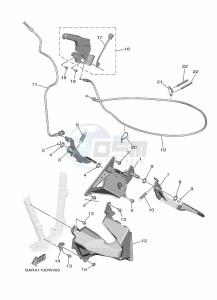 YXF850E YX85FPAN (BARK) drawing PEDAL WIRE