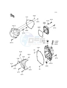 Z800 ZR800CGFA UF (UK FA) XX (EU ME A(FRICA) drawing Engine Cover(s)