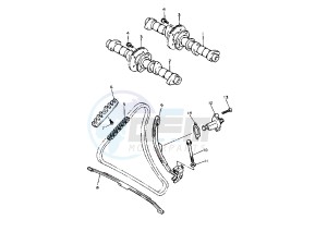 XJ N 600 drawing CAMSHAFT -CHAIN