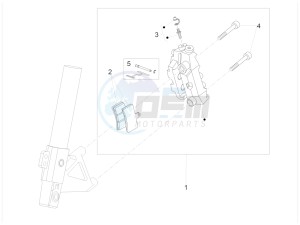 RS4 125 4T drawing Front brake caliper