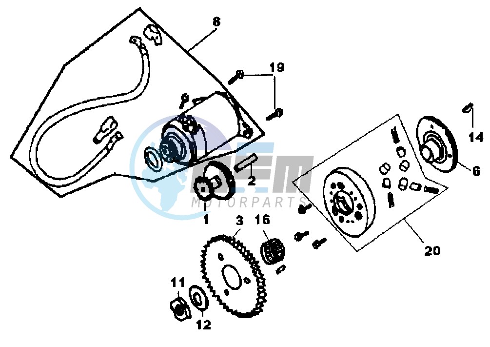 STARTING MOTOR